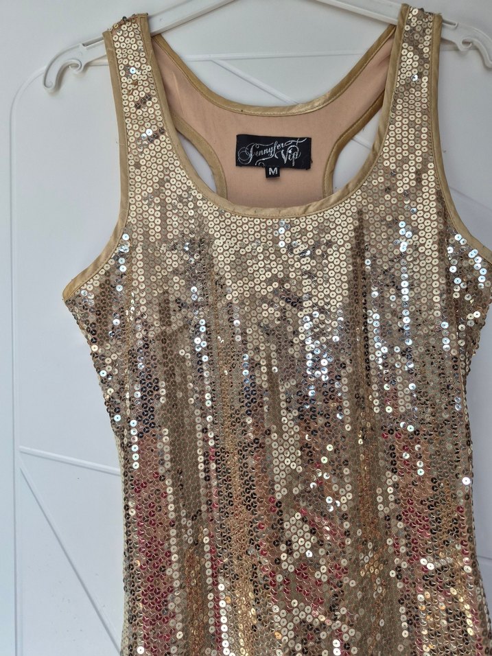 Zara modeli Payetli Mini Elbise - Görsel 4