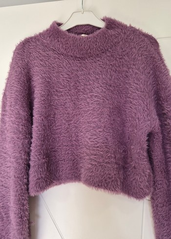 Defacto Mor Peluş Kazak - Görsel 3