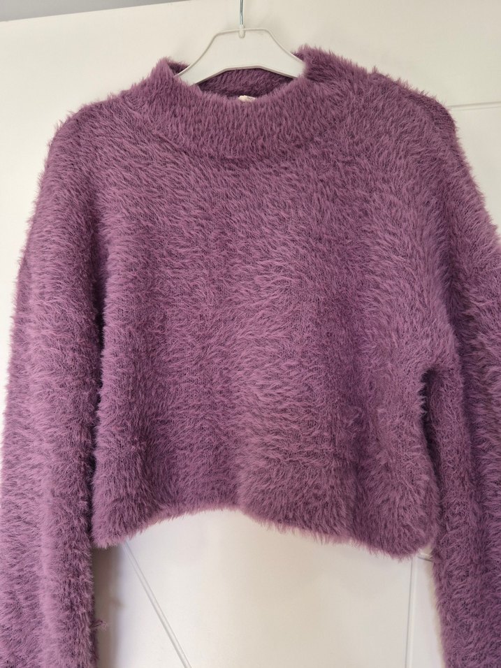 Defacto Mor Peluş Kazak - Görsel 3