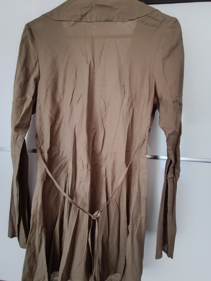 V Yaka Belden Bağlamalı plaj ya da kombin tuniği - Görsel 3