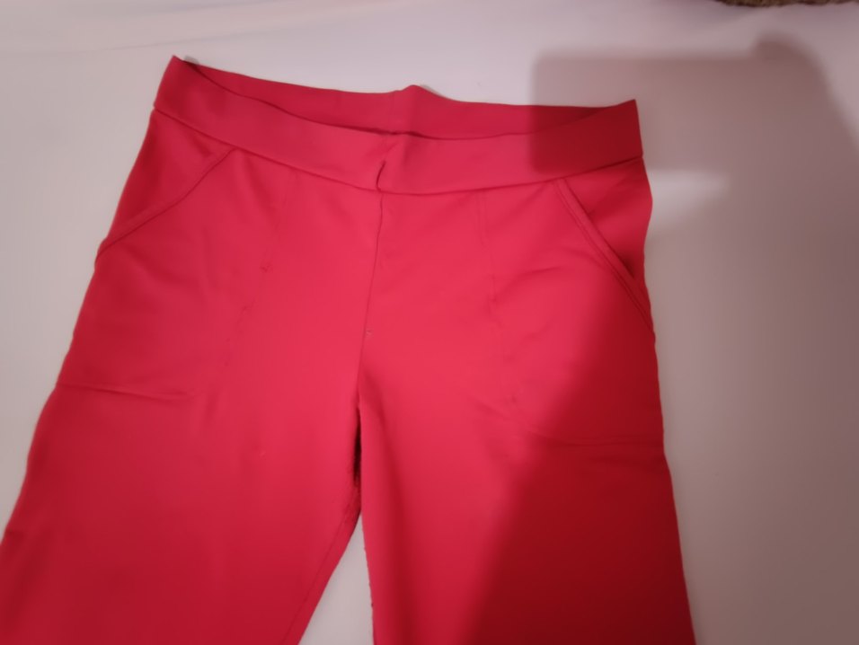 Kırmızı Kadın Kumaş Pantolon Eşofman - Görsel 2