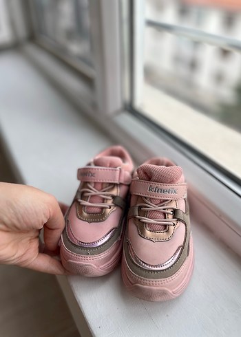 Kız Çocuk Pembe Sokak Stili Spor Ayakkabı