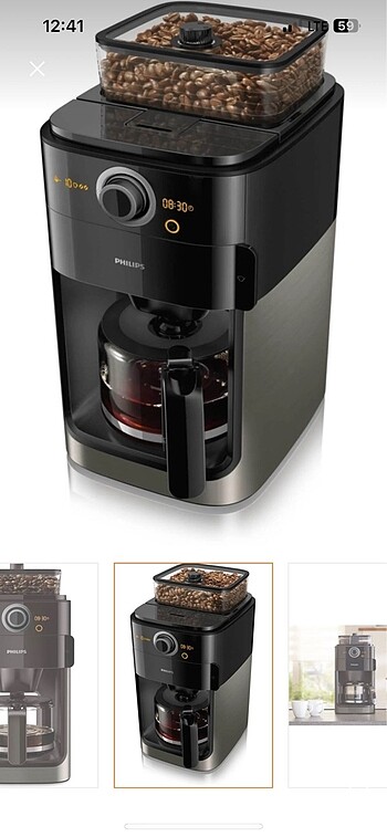 Philips Phılıps öğütücülü filtre kahve makinası