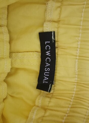 34 Beden sarı Renk lcw pantalon