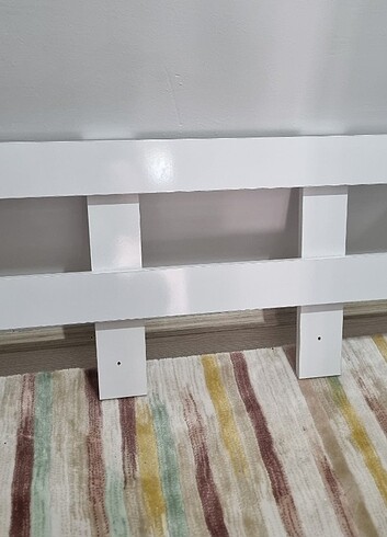 Beden beyaz Renk Ahşap ranza vaya baza bariyeri