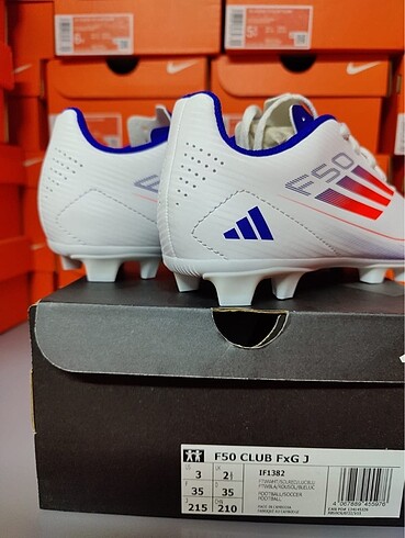 36 Beden çeşitli Renk Adidas F50 çocuk kramponu