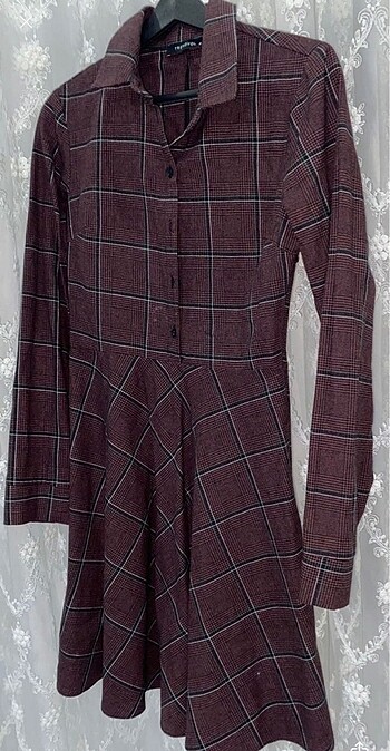 Bordo elbise