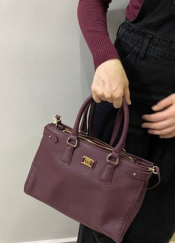  Beden Pierre cardin bordo çanta