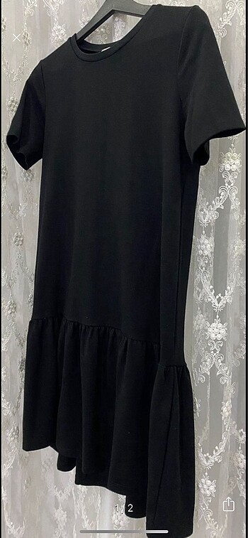 Zara siyah elbise