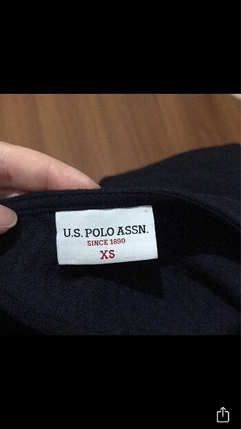 xs Beden Lacivert polo kazak
