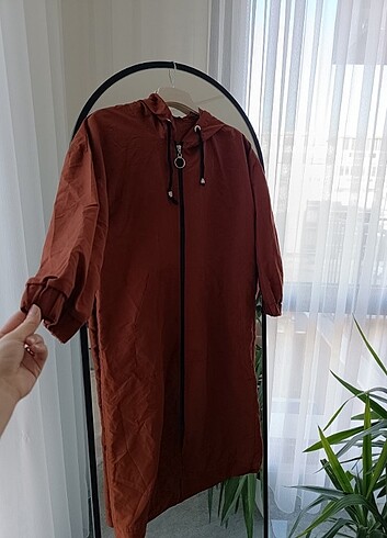 38 Beden Uzun trençkot 