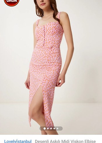 Zara Pembe Mini Elbise