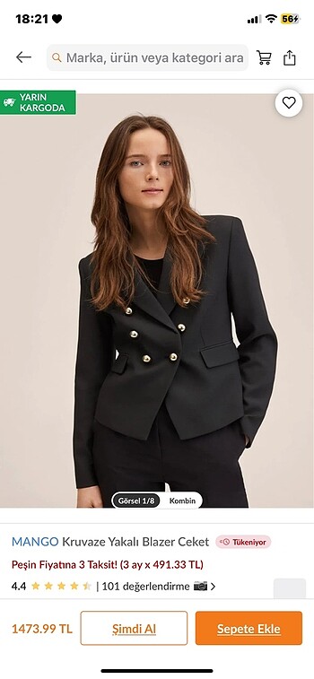 Mango blazer
