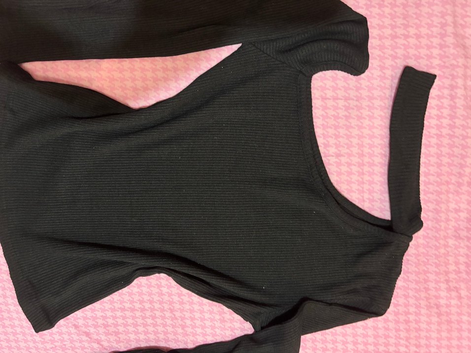 Siyah Uzun Kollu Bluz - Görsel 2