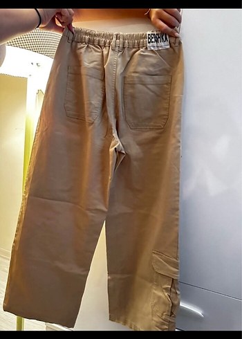 Bej kargo pantolon - Görsel 4