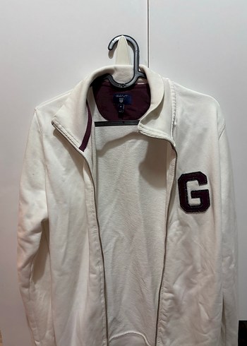 GANT Beyaz Kadın Fermuarlı Ceket - Görsel 2