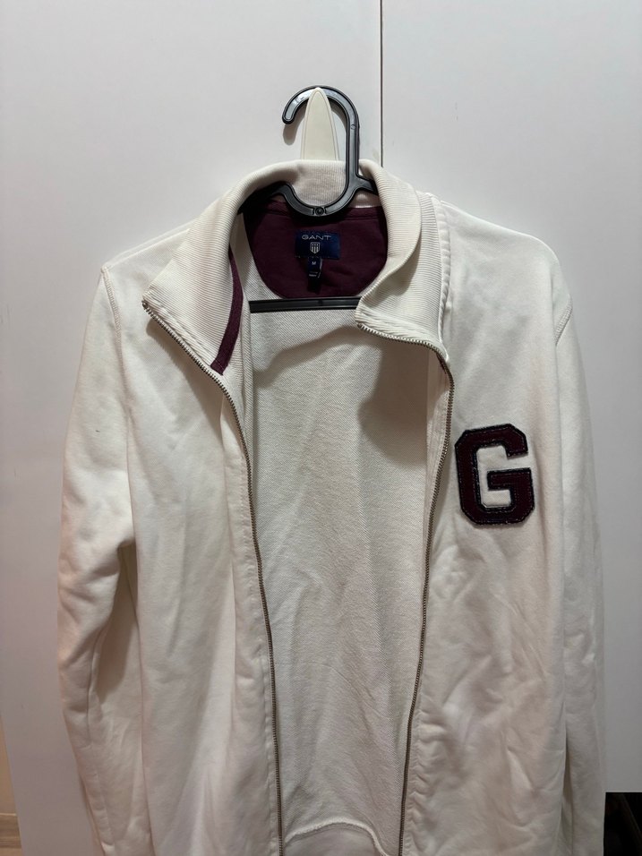 GANT Beyaz Kadın Fermuarlı Ceket - Görsel 2