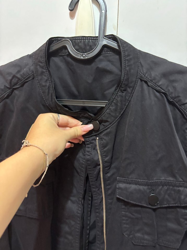 Siyah y2k grunge ceket - Görsel 2