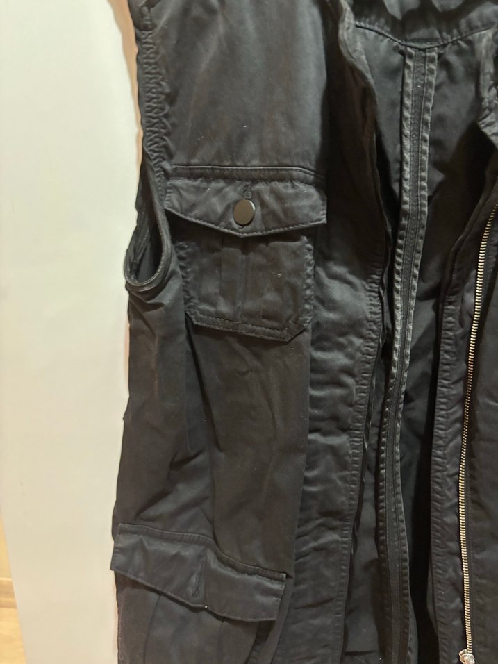 Siyah y2k grunge ceket - Görsel 4