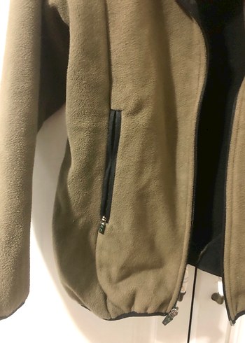 Fermuarlı Haki Erkek Çocuk Polar Mont - Görsel 4