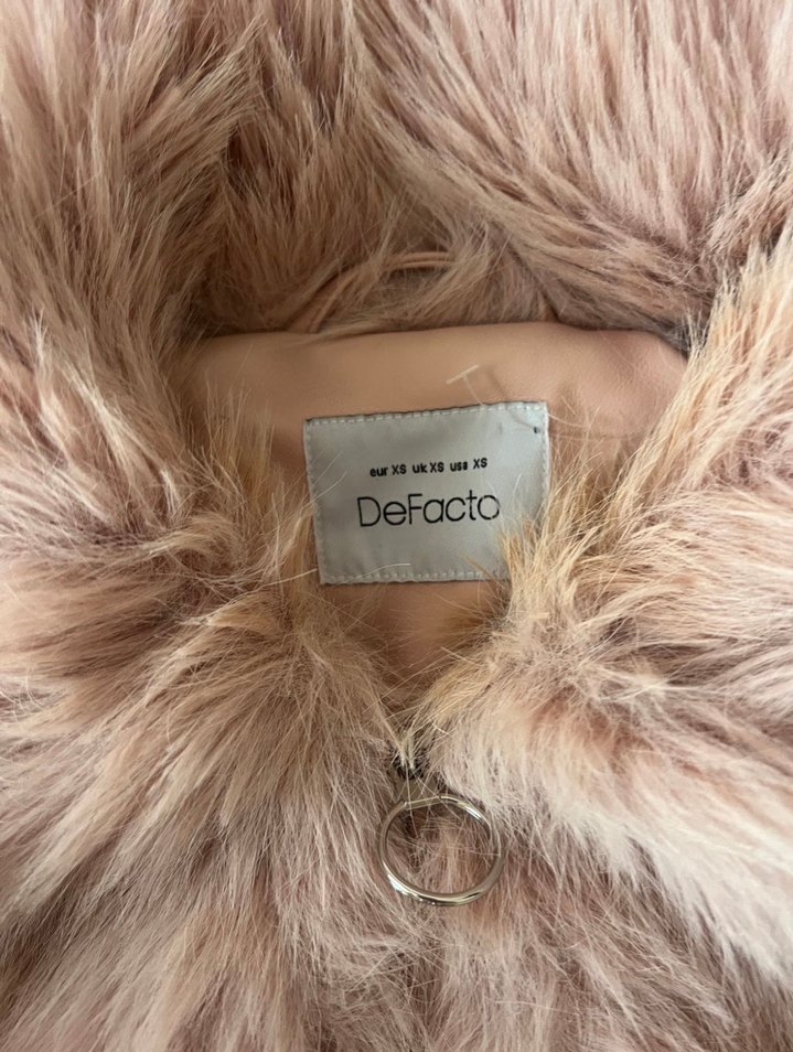 Kahverengi Kadın Suni Kürk Midi Mont - Görsel 2