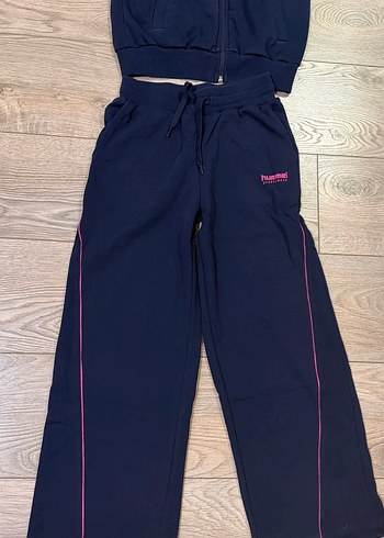 Kızlar için Lacivert Fermuarlı Eşofman Takımı - Görsel 3