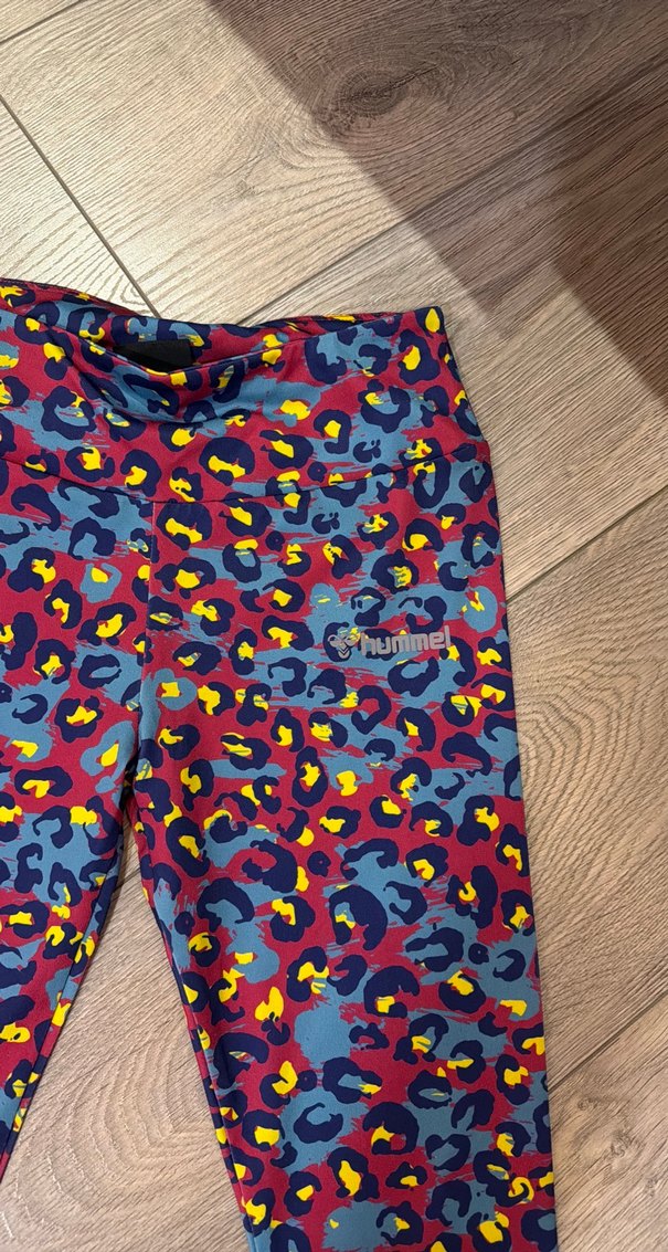 Çocuk Renkli Desenli Tayt - Görsel 2