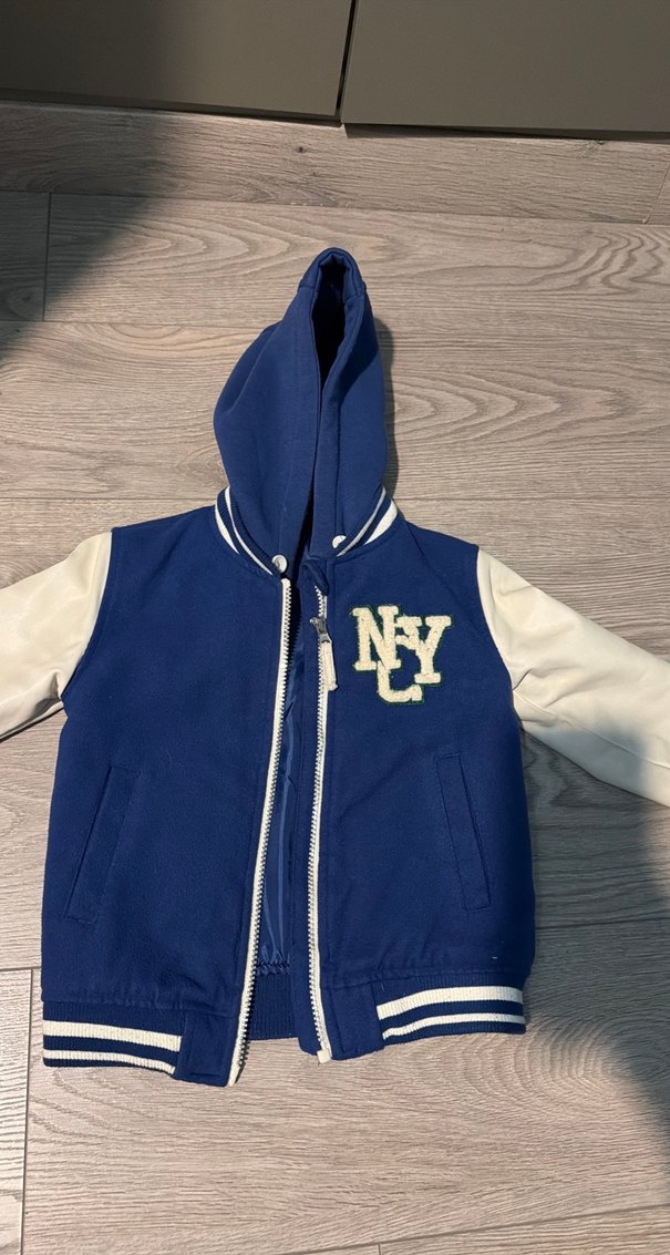 Erkek Çocuk Mavi Sweatshirt Ceket - Görsel 4