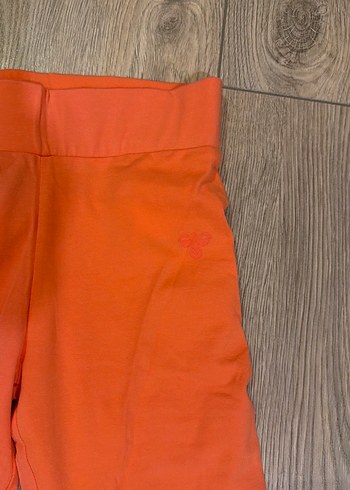 Kız Çocuk Turuncu Dar Kesim Tayt - Görsel 2