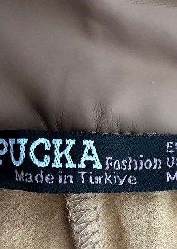 Taba Düğmeli Kadın Mumlu Pantolon - Görsel 2