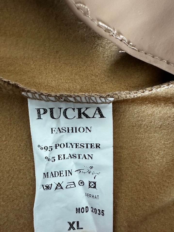 Taba Düğmeli Kadın Mumlu Pantolon - Görsel 3