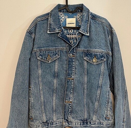 Sandro Denim Ceket 40