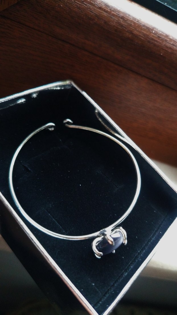 Gri Taşlı Minimalist Kadın Bileklik - Görsel 2