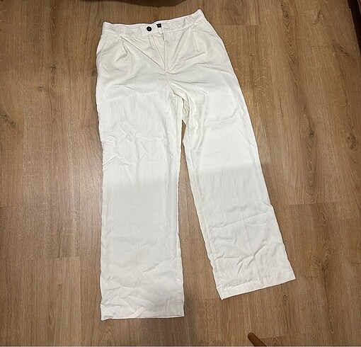 Keten bol kesim pantolon