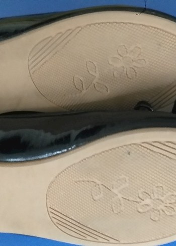 Kız Çocuk Siyah Rugan Tokalı Babet Ayakkabı - Görsel 2