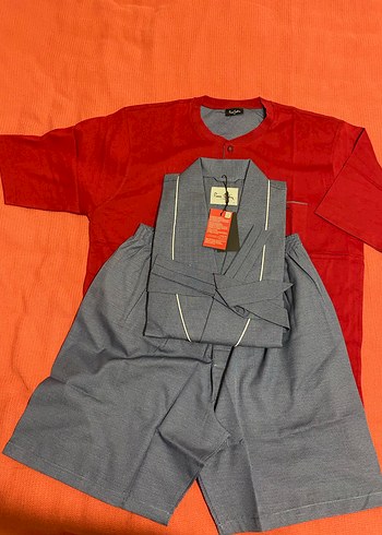 Pierre Cardin Gri Erkek Pijama Takımı 5li - Görsel 7