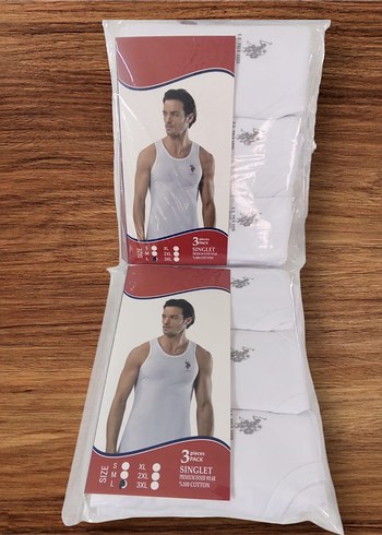 m Beden Calvin Klein Erkek atlet Beyaz 3'LÜ paket