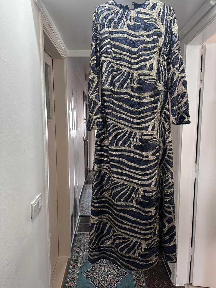 Pullu Tesettür Abiye - Görsel 2