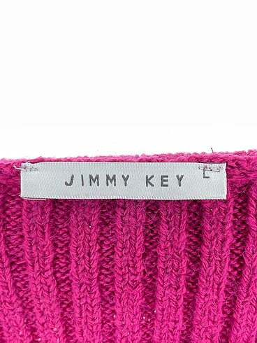 l Beden pembe Renk Jimmy Key Kazak / Triko %70 İndirimli.