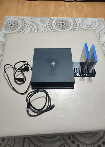 PS4 Konsol, pro 2 kol, 2 Oyun ve Stand - Görsel 6