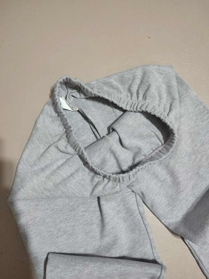 Gri Erkek Çocuk Bol Kesim Eşofman Altı - Görsel 4