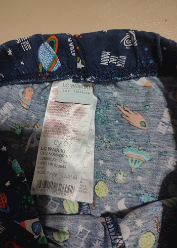 Renkli Baskılı Erkek Çocuk Kısa Kollu Pijama - Görsel 3