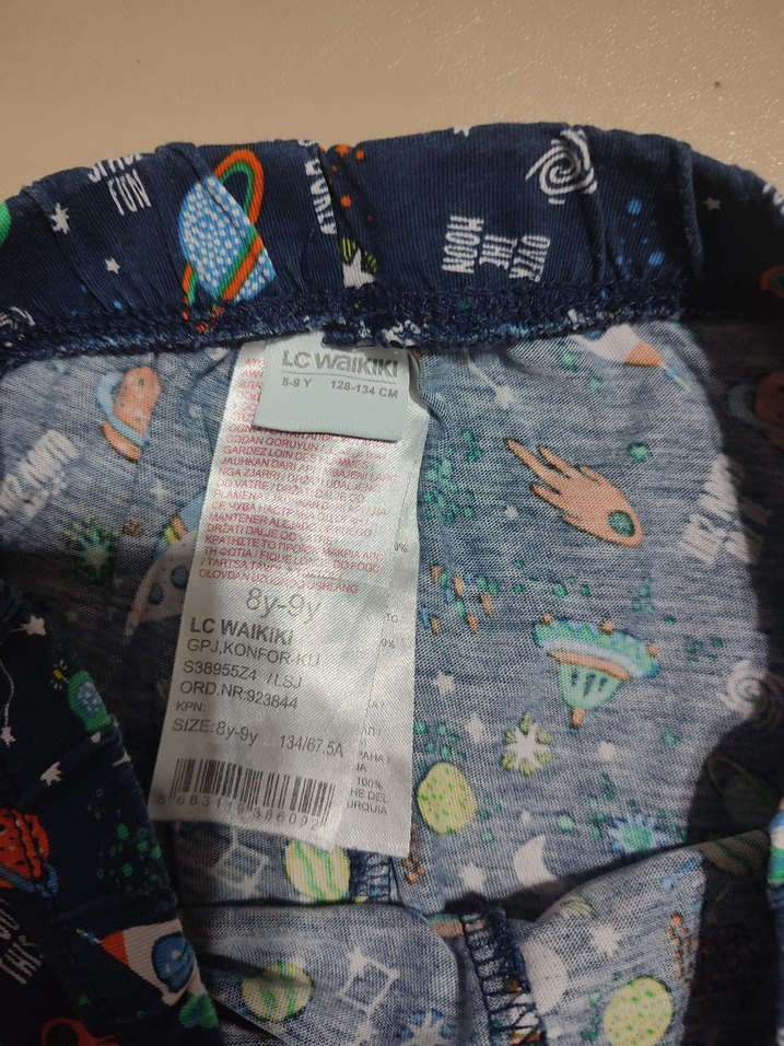 Renkli Baskılı Erkek Çocuk Kısa Kollu Pijama - Görsel 3