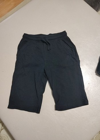 Siyah Erkek Çocuk Rahat Kesim Şort - Görsel 2