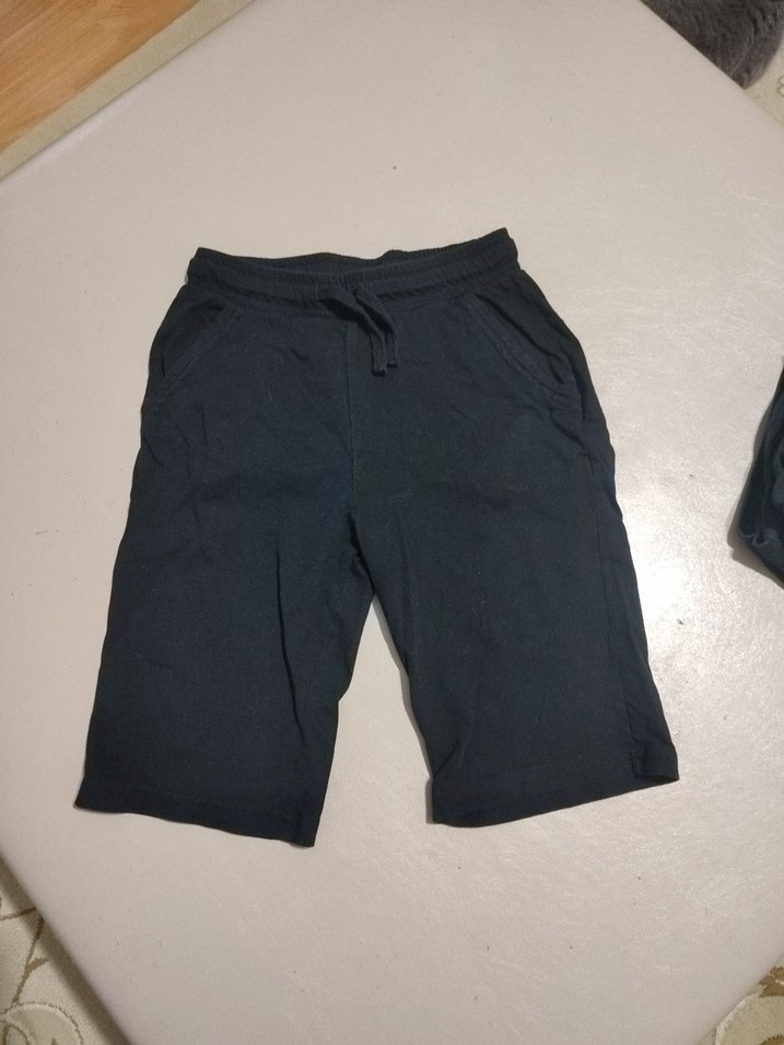 Siyah Erkek Çocuk Rahat Kesim Şort - Görsel 2