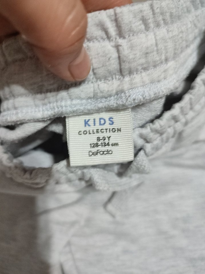 Gri Baskılı Erkek Çocuk Eşofman Altı 8.9 yaş - Görsel 2