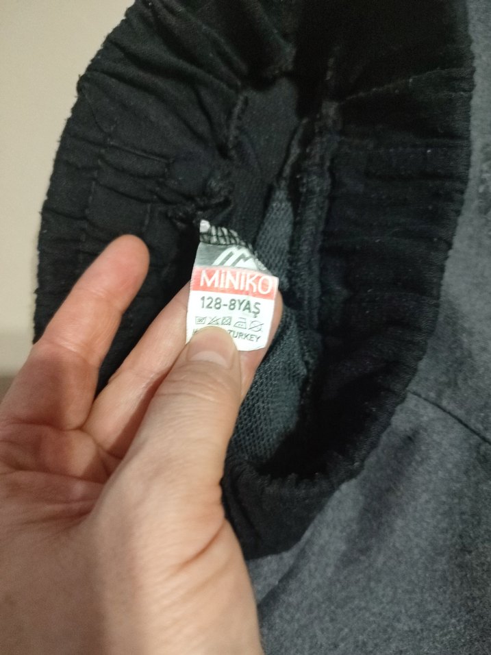 Gri Erkek Çocuk Rahat Kesim Şort - Görsel 3