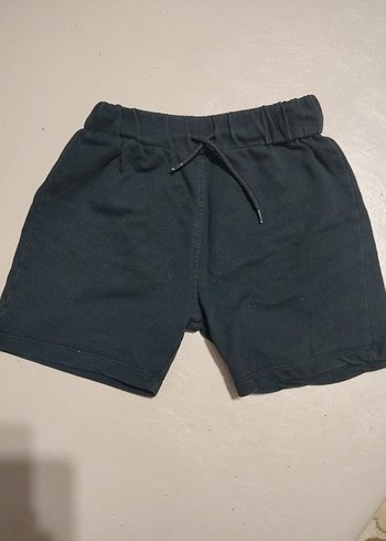 Erkek Siyah Elastik Bel Şort - Görsel 2