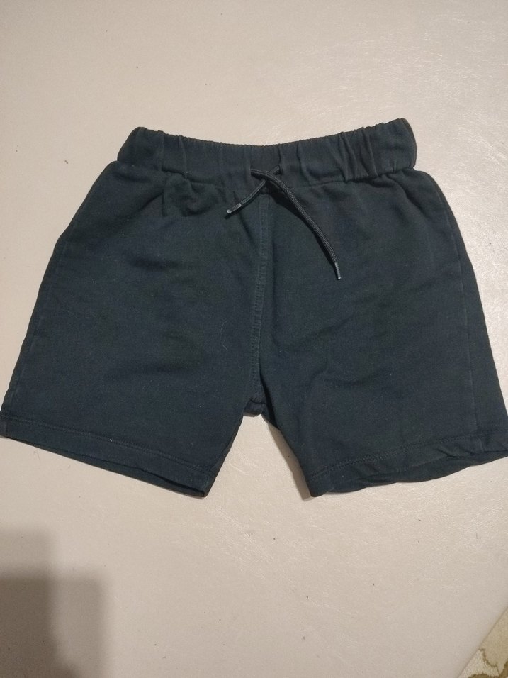 Erkek Siyah Elastik Bel Şort - Görsel 2