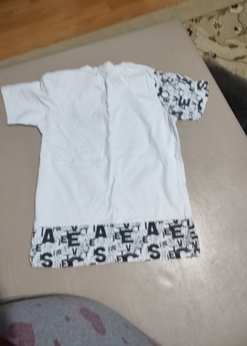 Beyaz Baskılı Erkek Tişört 8.9 yaş - Görsel 3